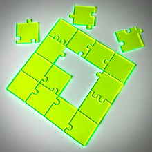 Load image into Gallery viewer, Nexus 16! Jigsaw Puzzle Extreme! Translucent Neon Green Version!