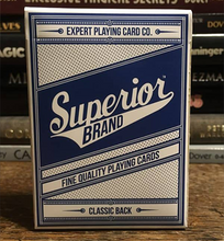 Load image into Gallery viewer, Superior Brand Classic Playing Cards (BLUE)