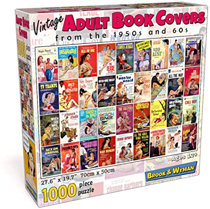 Vintage Adult Book Covers 1000pc Jigsaw Puzzle!
